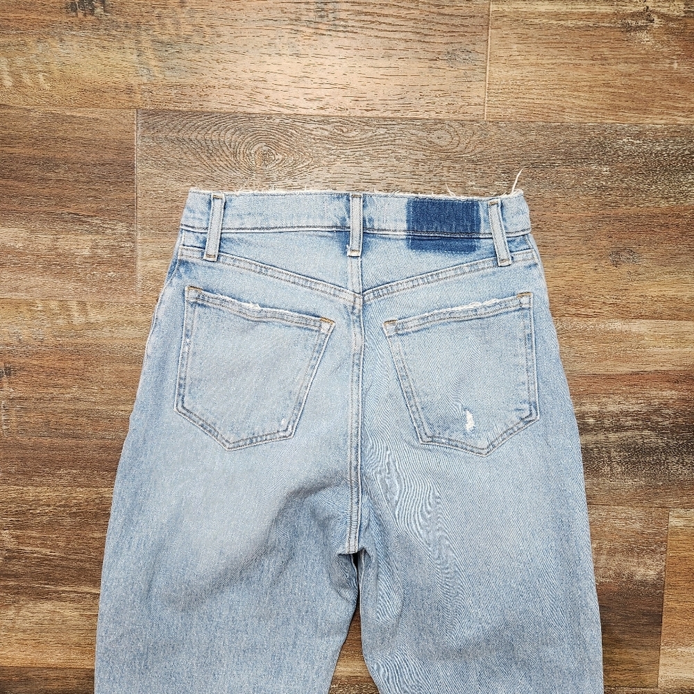 ABERCROMBIE & FITCH THE 90’S STRAIGHT ULTRA HIGH RISE CURVE LOVE JEANS SIZE 4 - Picture 7 of 8
